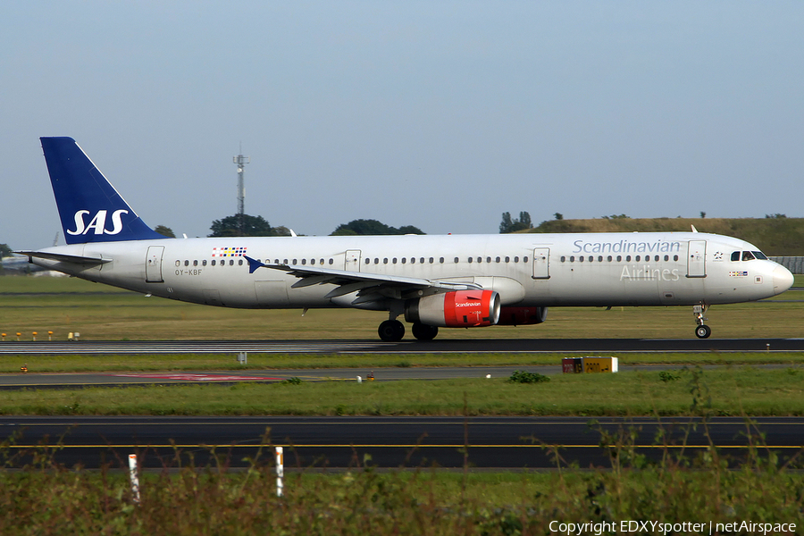 SAS - Scandinavian Airlines Airbus A321-232 (OY-KBF) | Photo 280038