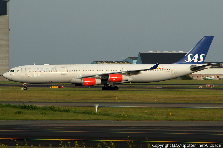 SAS - Scandinavian Airlines Airbus A340-313X (OY-KBI) | Photo 280047