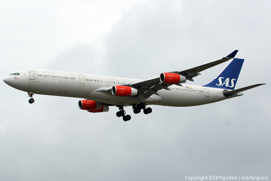 SAS - Scandinavian Airlines Airbus A340-313X (OY-KBI) | Photo 322152
