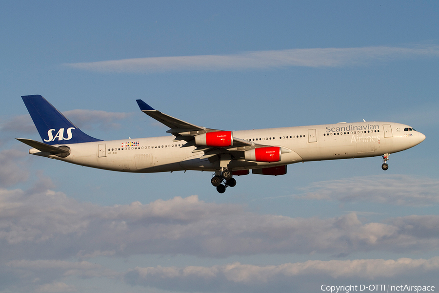 SAS - Scandinavian Airlines Airbus A340-313X (OY-KBI) | Photo 389048