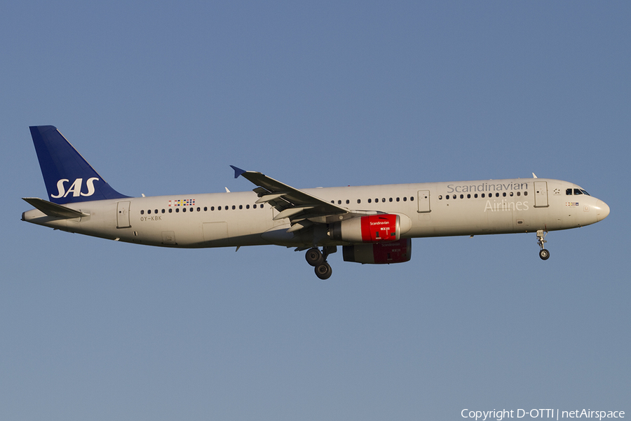 SAS - Scandinavian Airlines Airbus A321-232 (OY-KBK) | Photo 388942