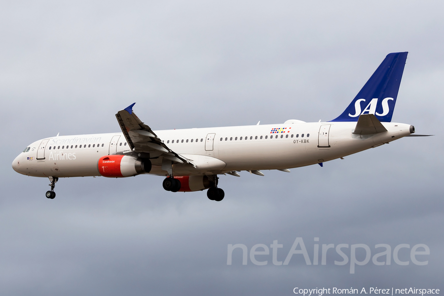 SAS - Scandinavian Airlines Airbus A321-232 (OY-KBK) | Photo 309326