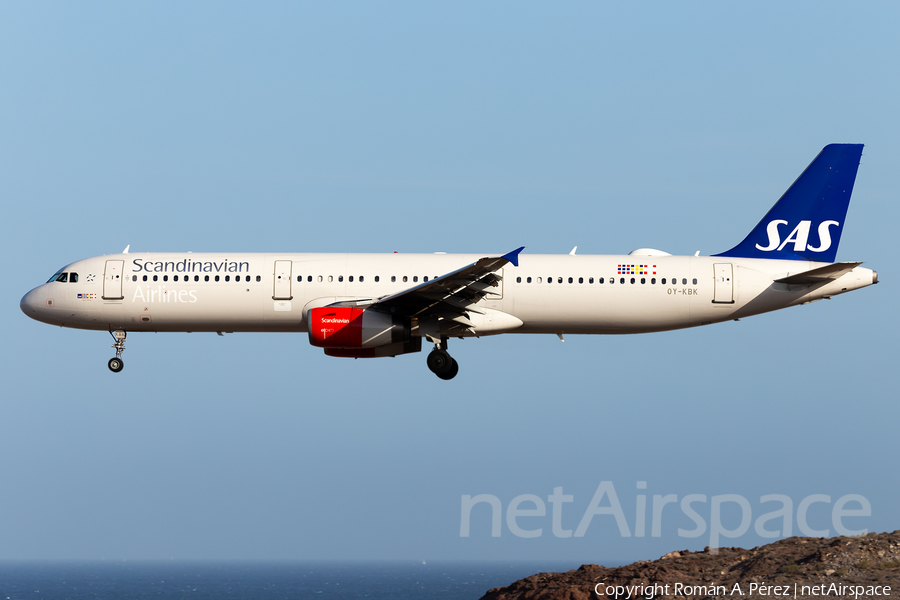 SAS - Scandinavian Airlines Airbus A321-232 (OY-KBK) | Photo 376948