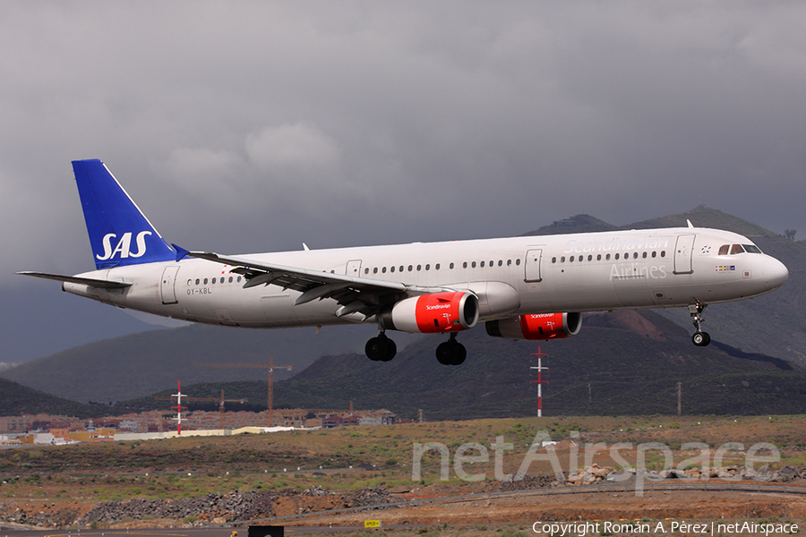 SAS - Scandinavian Airlines Airbus A321-232 (OY-KBL) | Photo 282215