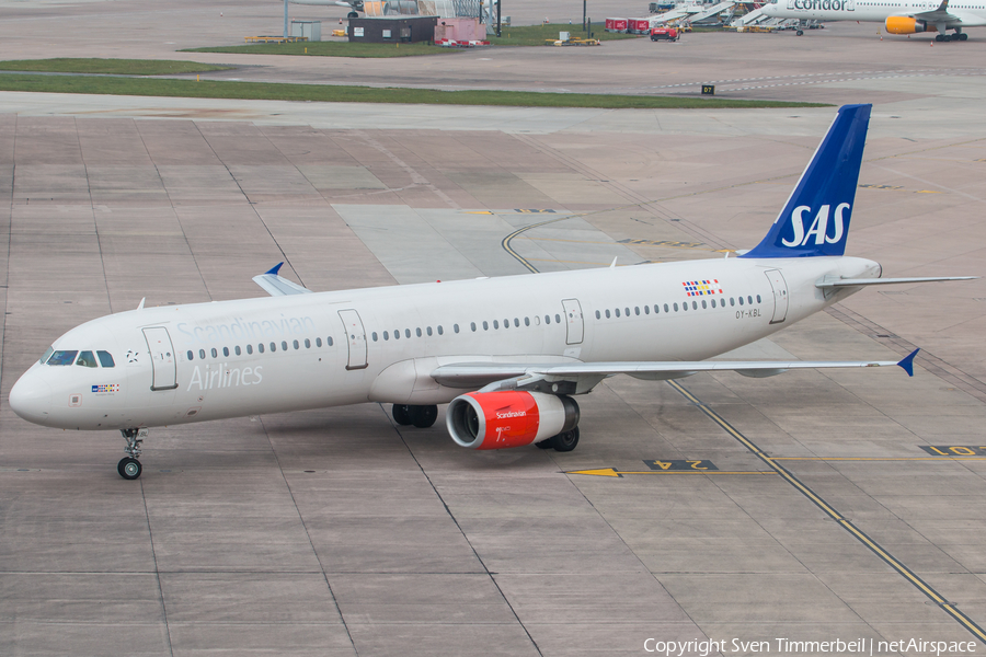 SAS - Scandinavian Airlines Airbus A321-232 (OY-KBL) | Photo 160443