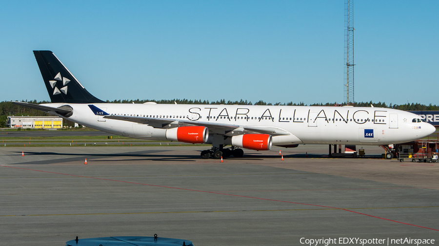 SAS - Scandinavian Airlines Airbus A340-313X (OY-KBM) | Photo 388444