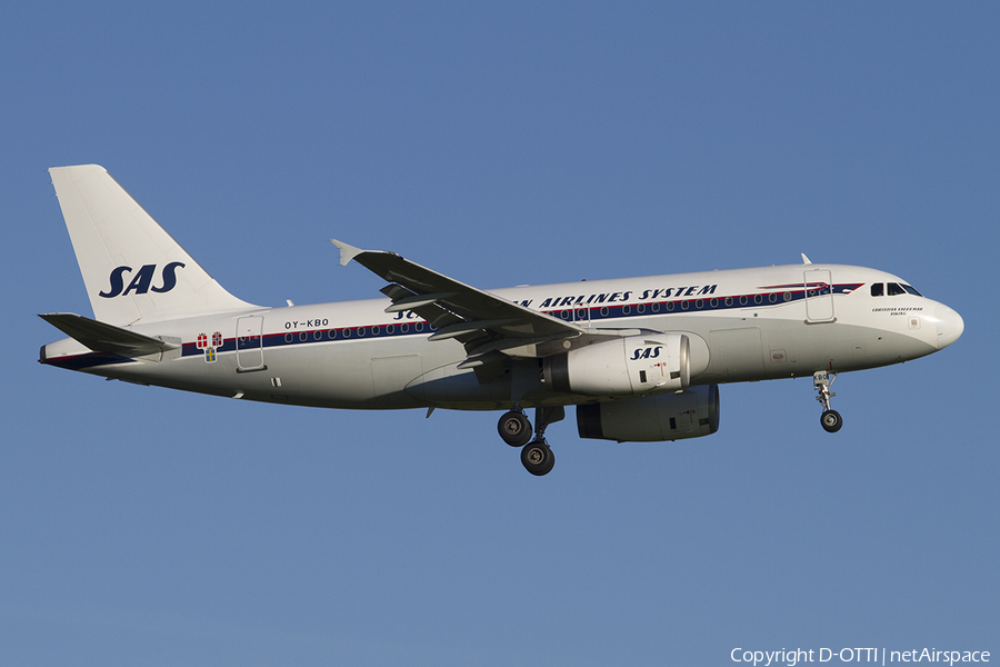SAS - Scandinavian Airlines Airbus A319-132 (OY-KBO) | Photo 388951