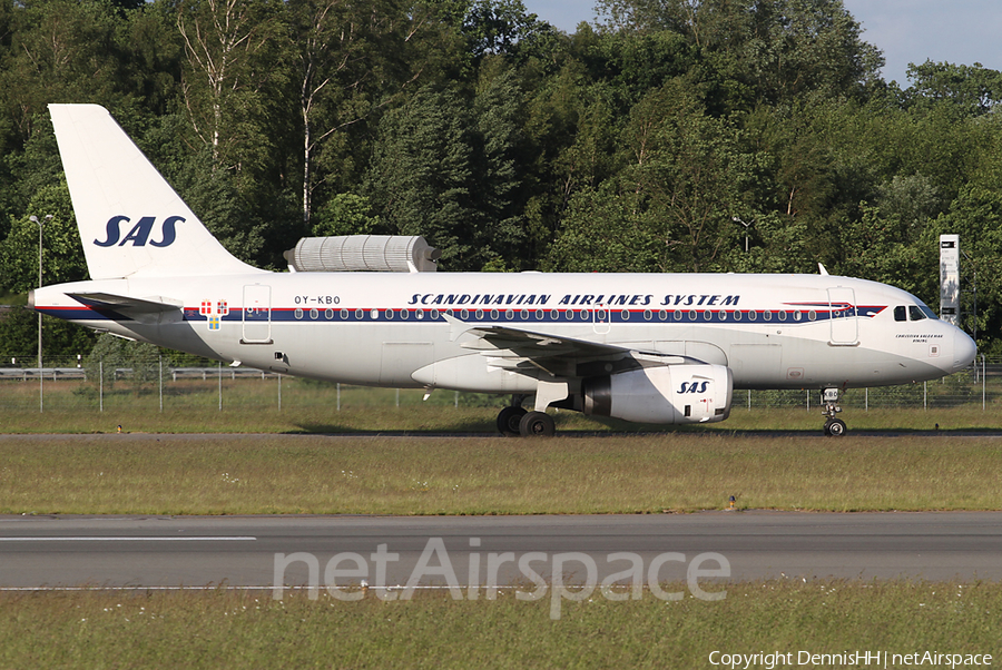 SAS - Scandinavian Airlines Airbus A319-132 (OY-KBO) | Photo 413142