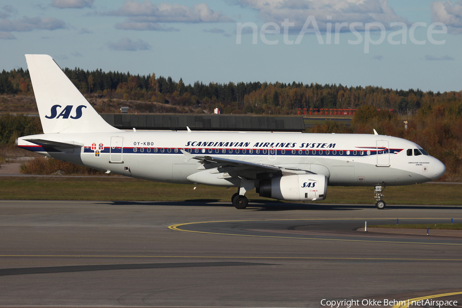 SAS - Scandinavian Airlines Airbus A319-132 (OY-KBO) | Photo 92470