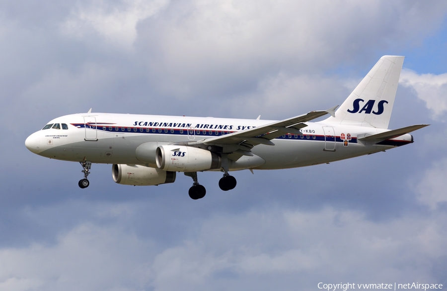 SAS - Scandinavian Airlines Airbus A319-132 (OY-KBO) | Photo 181672