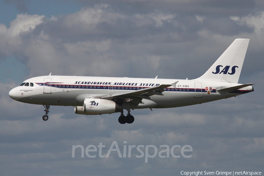 SAS - Scandinavian Airlines Airbus A319-132 (OY-KBO) | Photo 107077