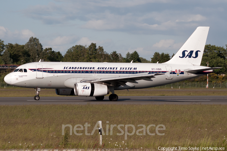 SAS - Scandinavian Airlines Airbus A319-132 (OY-KBO) | Photo 21398