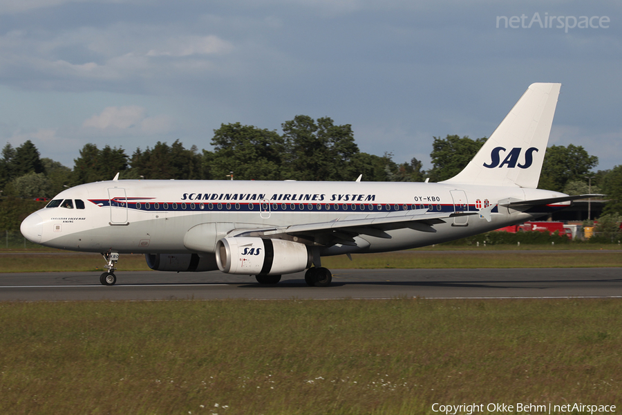 SAS - Scandinavian Airlines Airbus A319-132 (OY-KBO) | Photo 38679