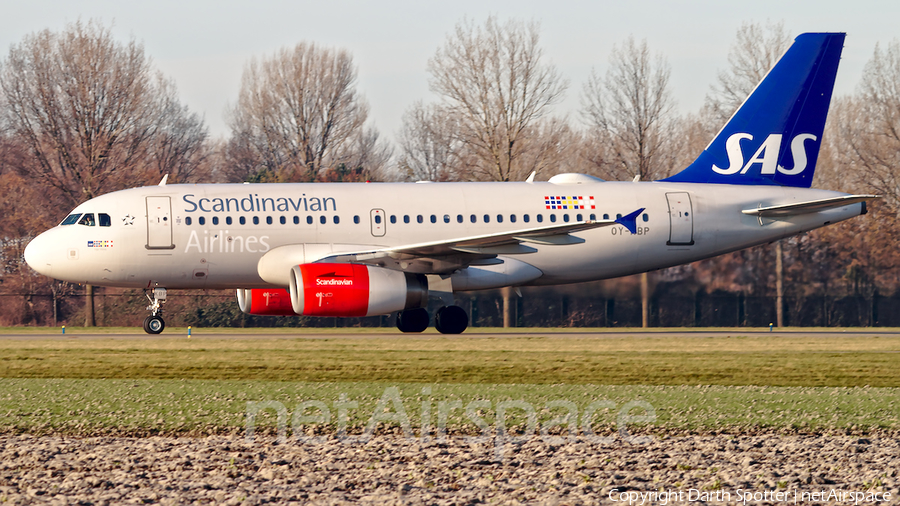 SAS - Scandinavian Airlines Airbus A319-132 (OY-KBP) | Photo 358644