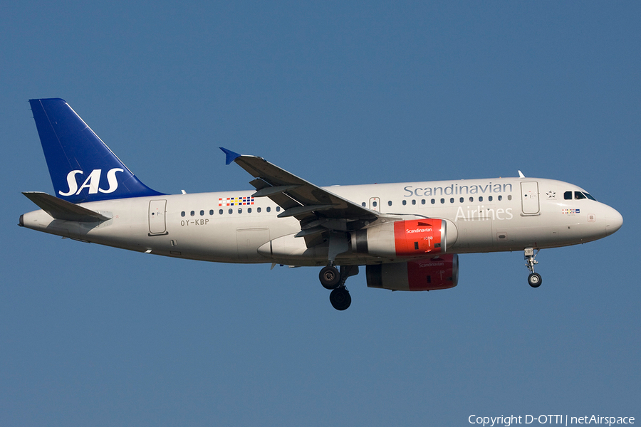 SAS - Scandinavian Airlines Airbus A319-132 (OY-KBP) | Photo 270472