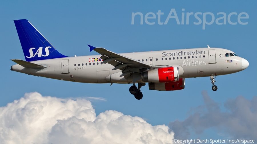 SAS - Scandinavian Airlines Airbus A319-132 (OY-KBP) | Photo 167528
