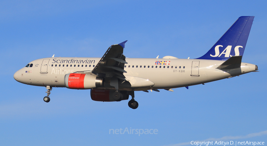 SAS - Scandinavian Airlines Airbus A319-132 (OY-KBR) | Photo 359562
