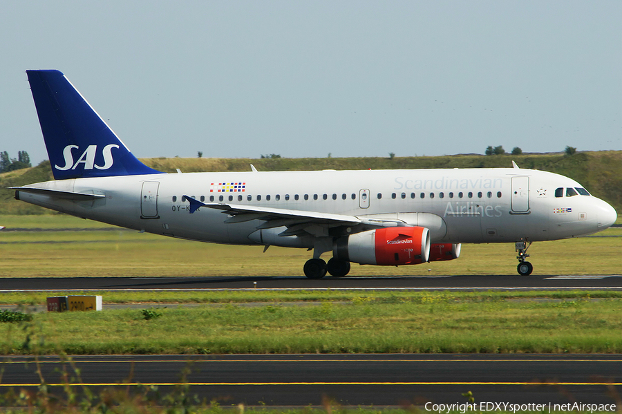 SAS - Scandinavian Airlines Airbus A319-132 (OY-KBR) | Photo 280010