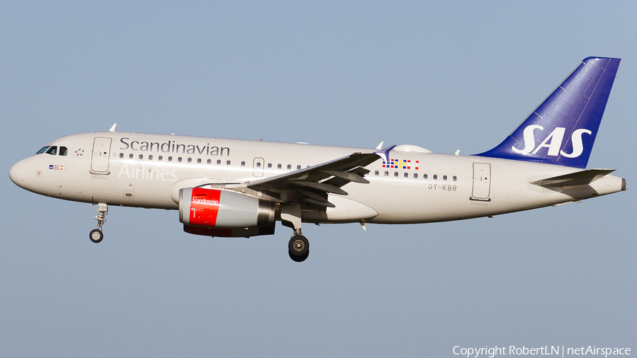 SAS - Scandinavian Airlines Airbus A319-132 (OY-KBR) | Photo 591236