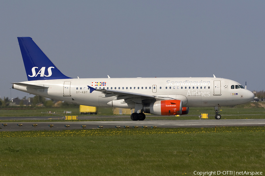 SAS - Scandinavian Airlines Airbus A319-132 (OY-KBT) | Photo 274390