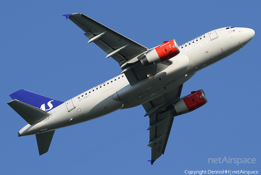 SAS - Scandinavian Airlines Airbus A319-132 (OY-KBT) | Photo 361244
