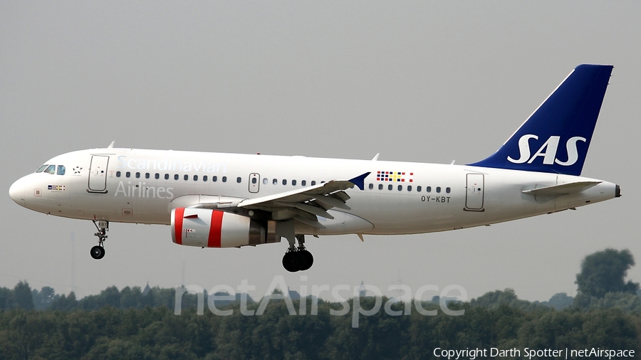 SAS - Scandinavian Airlines Airbus A319-132 (OY-KBT) | Photo 207014