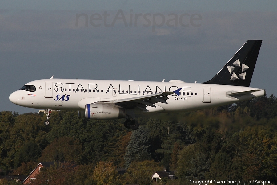 SAS - Scandinavian Airlines Airbus A319-132 (OY-KBT) | Photo 596349