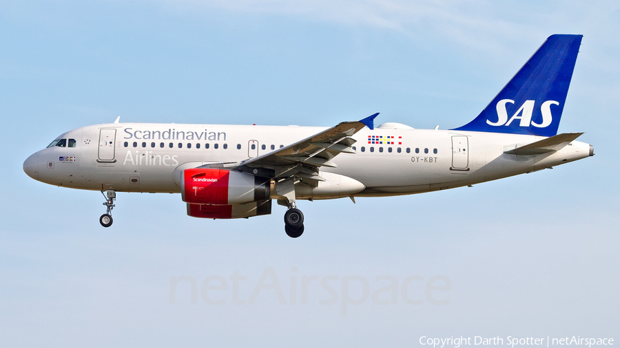 SAS - Scandinavian Airlines Airbus A319-132 (OY-KBT) | Photo 267718