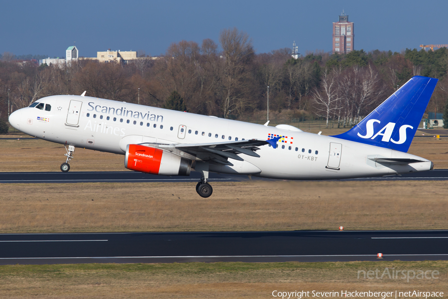 SAS - Scandinavian Airlines Airbus A319-132 (OY-KBT) | Photo 222572