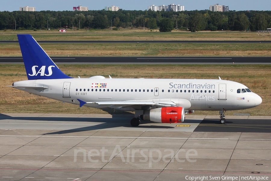 SAS - Scandinavian Airlines Airbus A319-132 (OY-KBT) | Photo 259305