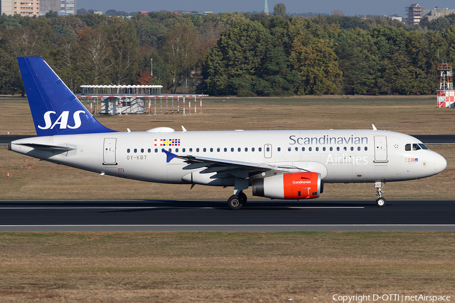 SAS - Scandinavian Airlines Airbus A319-132 (OY-KBT) | Photo 269953