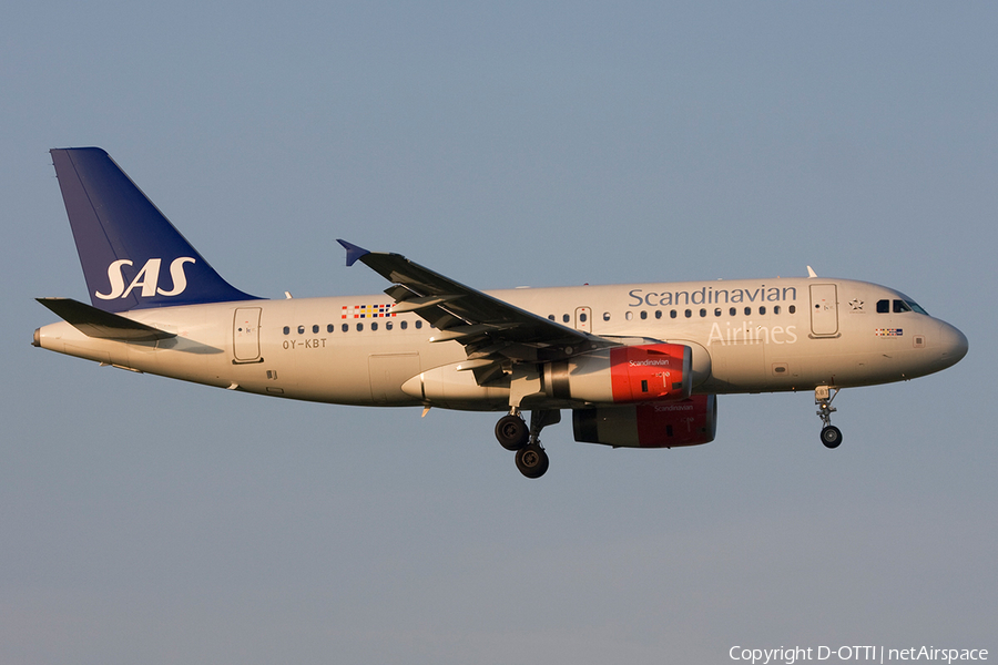 SAS - Scandinavian Airlines Airbus A319-132 (OY-KBT) | Photo 268869