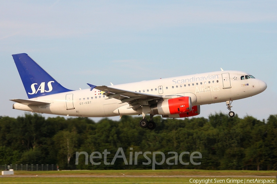SAS - Scandinavian Airlines Airbus A319-132 (OY-KBT) | Photo 30070