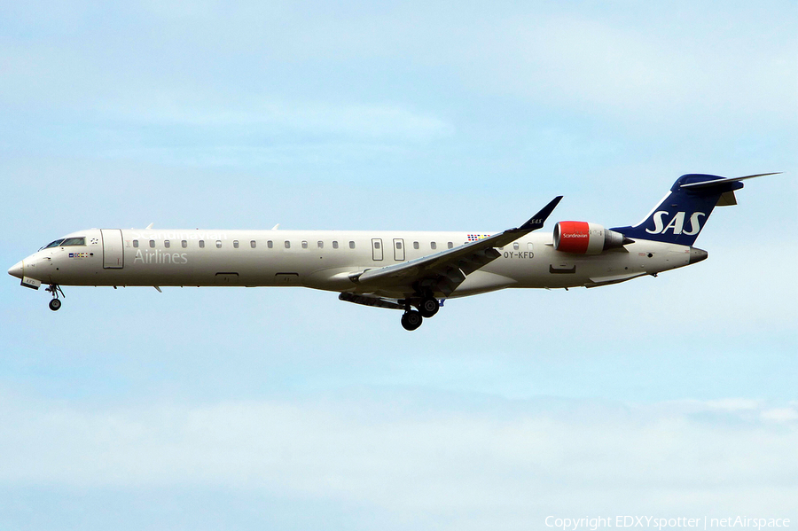 SAS - Scandinavian Airlines Bombardier CRJ-900LR (OY-KFD) | Photo 279956