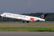 SAS - Scandinavian Airlines McDonnell Douglas MD-82 (OY-KHE) at  Milan - Malpensa, Italy