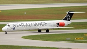 SAS - Scandinavian Airlines McDonnell Douglas MD-82 (OY-KHE) at  Munich, Germany