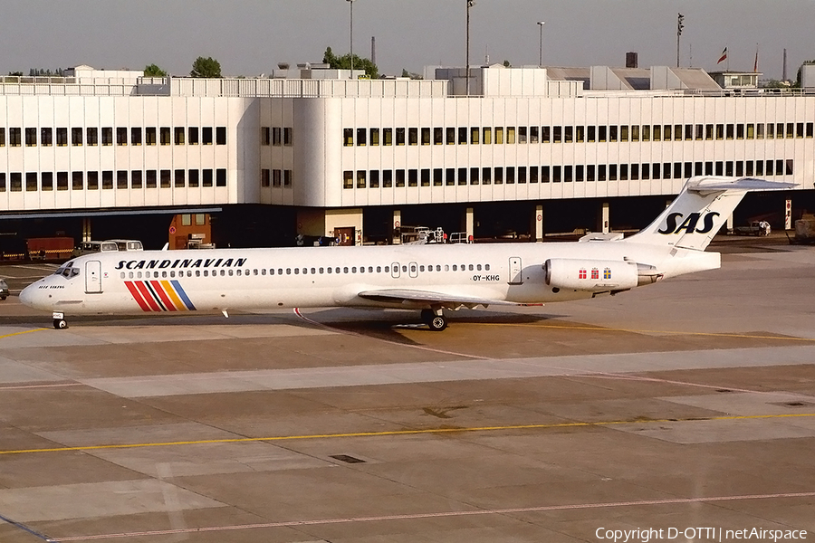 SAS - Scandinavian Airlines McDonnell Douglas MD-82 (OY-KHG) | Photo 142693