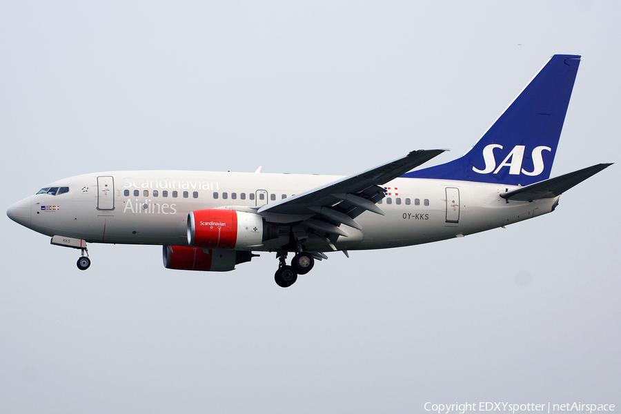 SAS - Scandinavian Airlines Boeing 737-683 (OY-KKS) | Photo 294549