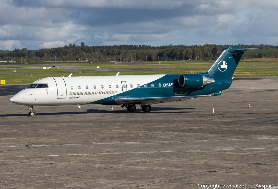 Global Reach Aviation Bombardier CRJ-200LR (OY-MIL) | Photo 406306