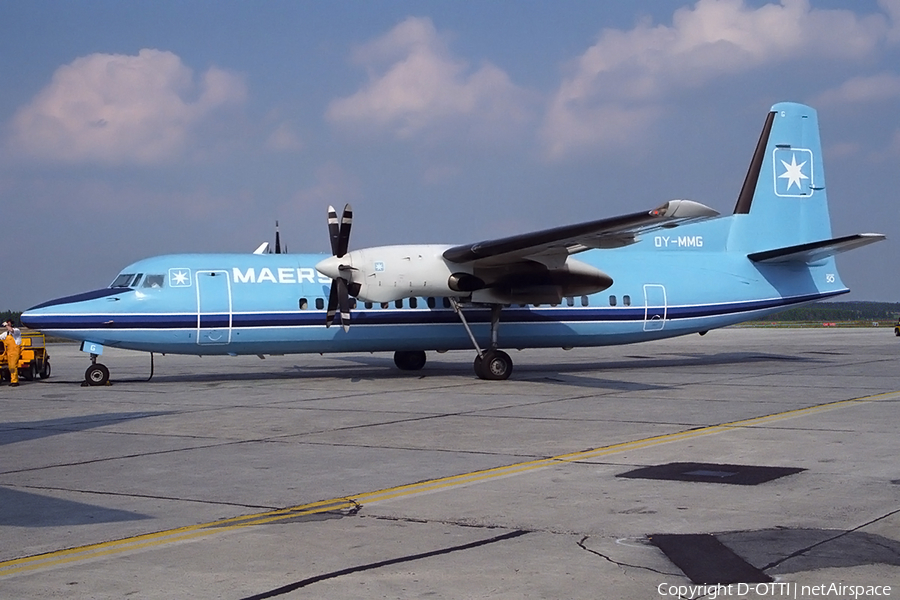 Maersk Air Fokker 50 (OY-MMG) | Photo 155056