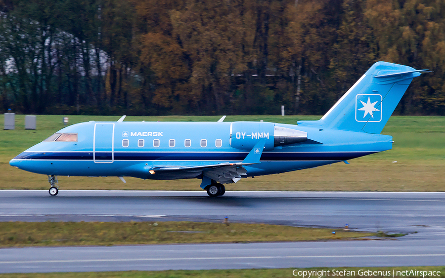 Maersk Air Bombardier CL-600-2B16 Challenger 604 (OY-MMM) | Photo 2777