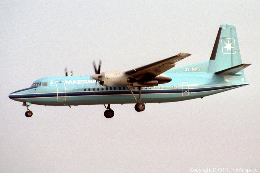Maersk Air Fokker 50 (OY-MMS) | Photo 145499