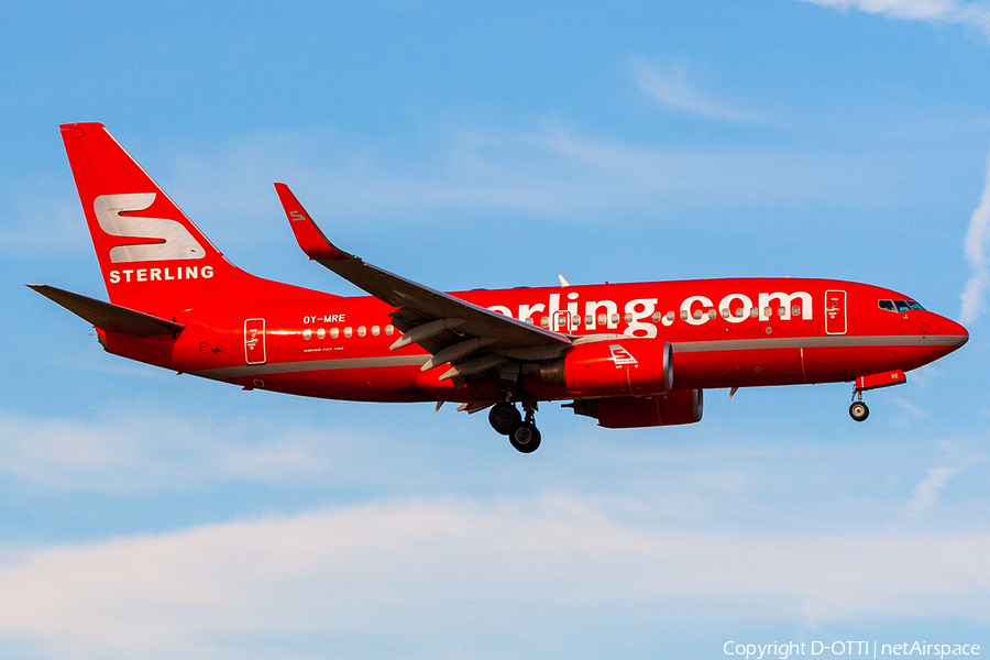 Sterling European Boeing 737-7L9 (OY-MRE) | Photo 264979