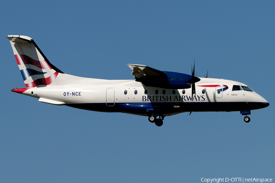 British Airways (Sun Air of Scandinavia) Dornier 328-110 (OY-NCE) | Photo 199770