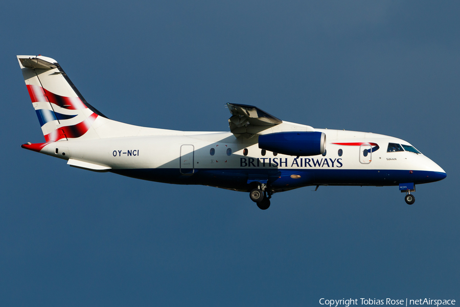 British Airways (Sun Air of Scandinavia) Dornier 328-300JET (OY-NCI) | Photo 324165