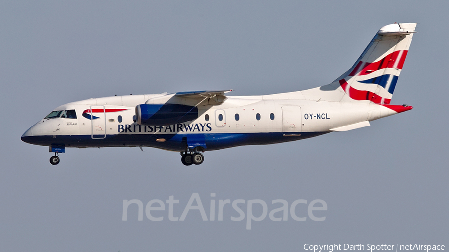 British Airways (Sun Air of Scandinavia) Dornier 328-310JET (OY-NCL) | Photo 267719
