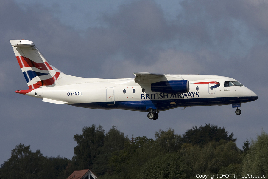 British Airways (Sun Air of Scandinavia) Dornier 328-310JET (OY-NCL) | Photo 277829