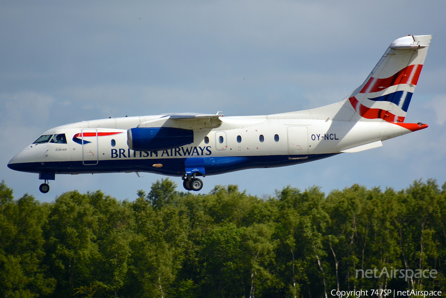 British Airways (Sun Air of Scandinavia) Dornier 328-310JET (OY-NCL) | Photo 170556