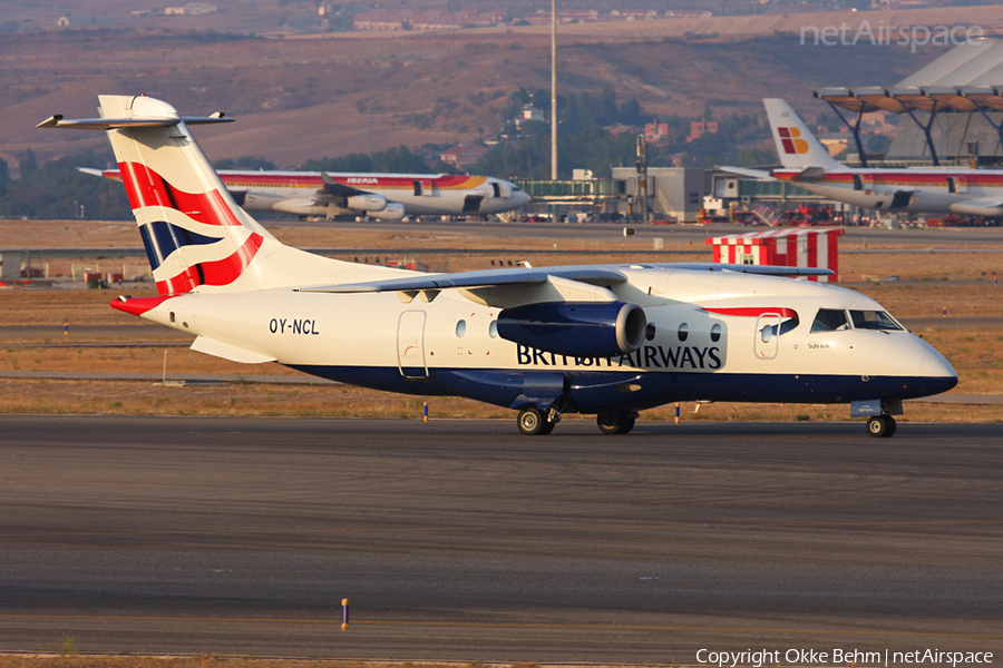 British Airways (Sun Air of Scandinavia) Dornier 328-310JET (OY-NCL) | Photo 51897