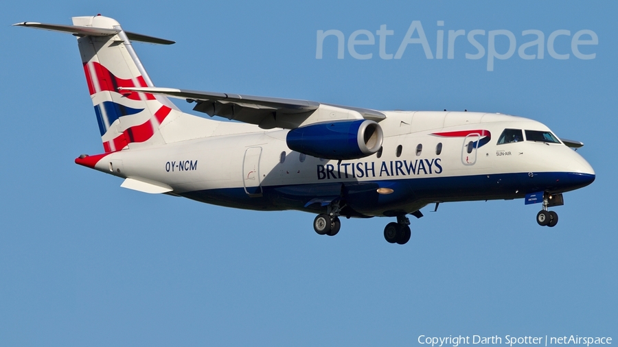 British Airways (Sun Air of Scandinavia) Dornier 328-310JET (OY-NCM) | Photo 168339